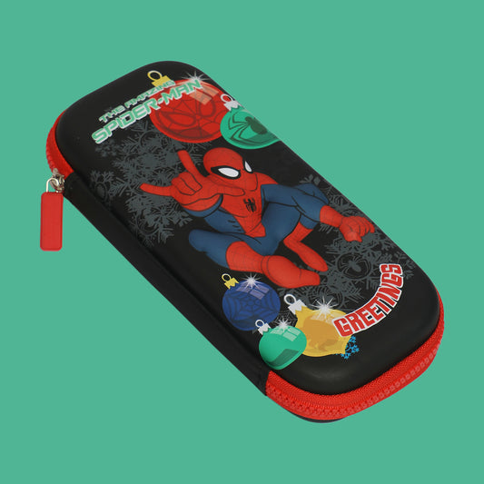School Kids Hard Case spider man Print Pencil Pouch small size