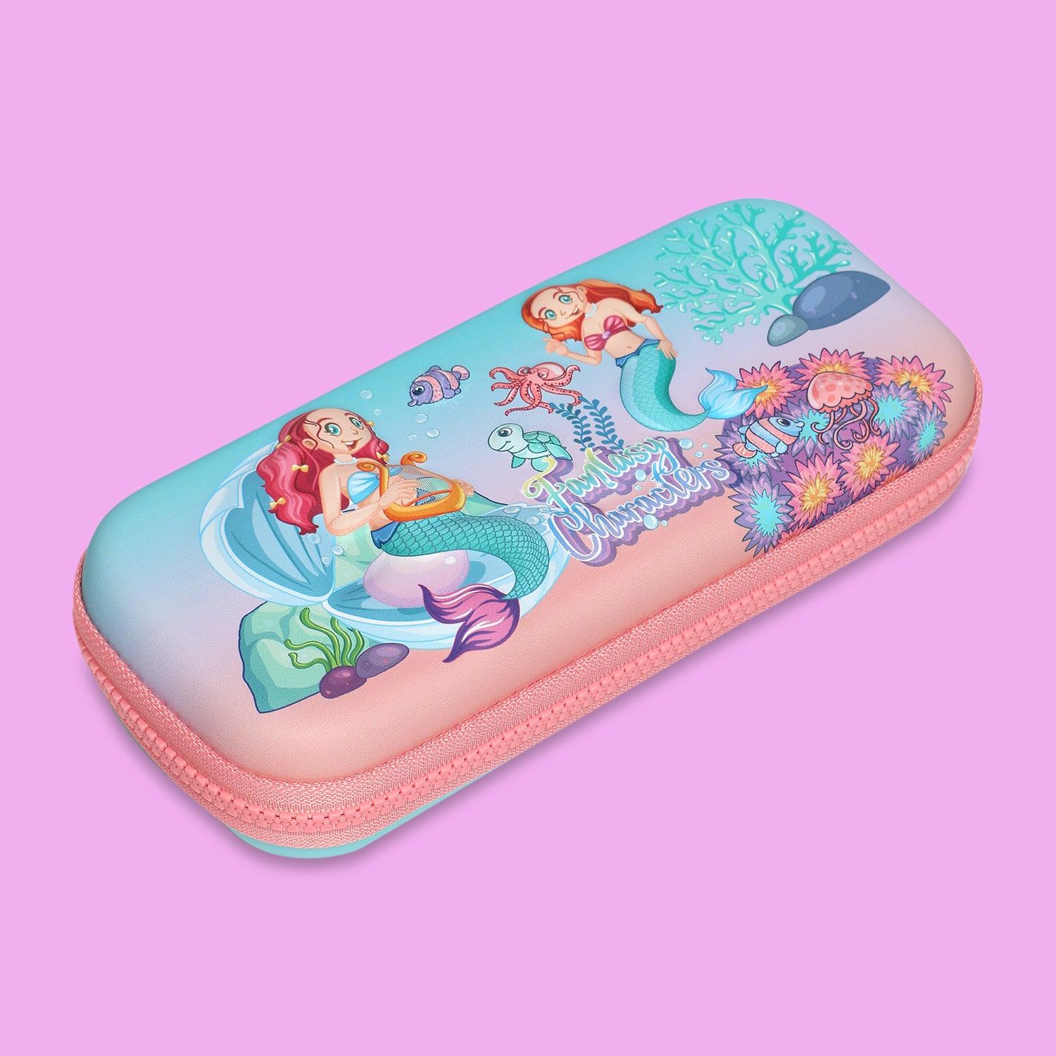 ZORSE School Kids Hard Case mermaid Pencil Pouch small size - Kidspark