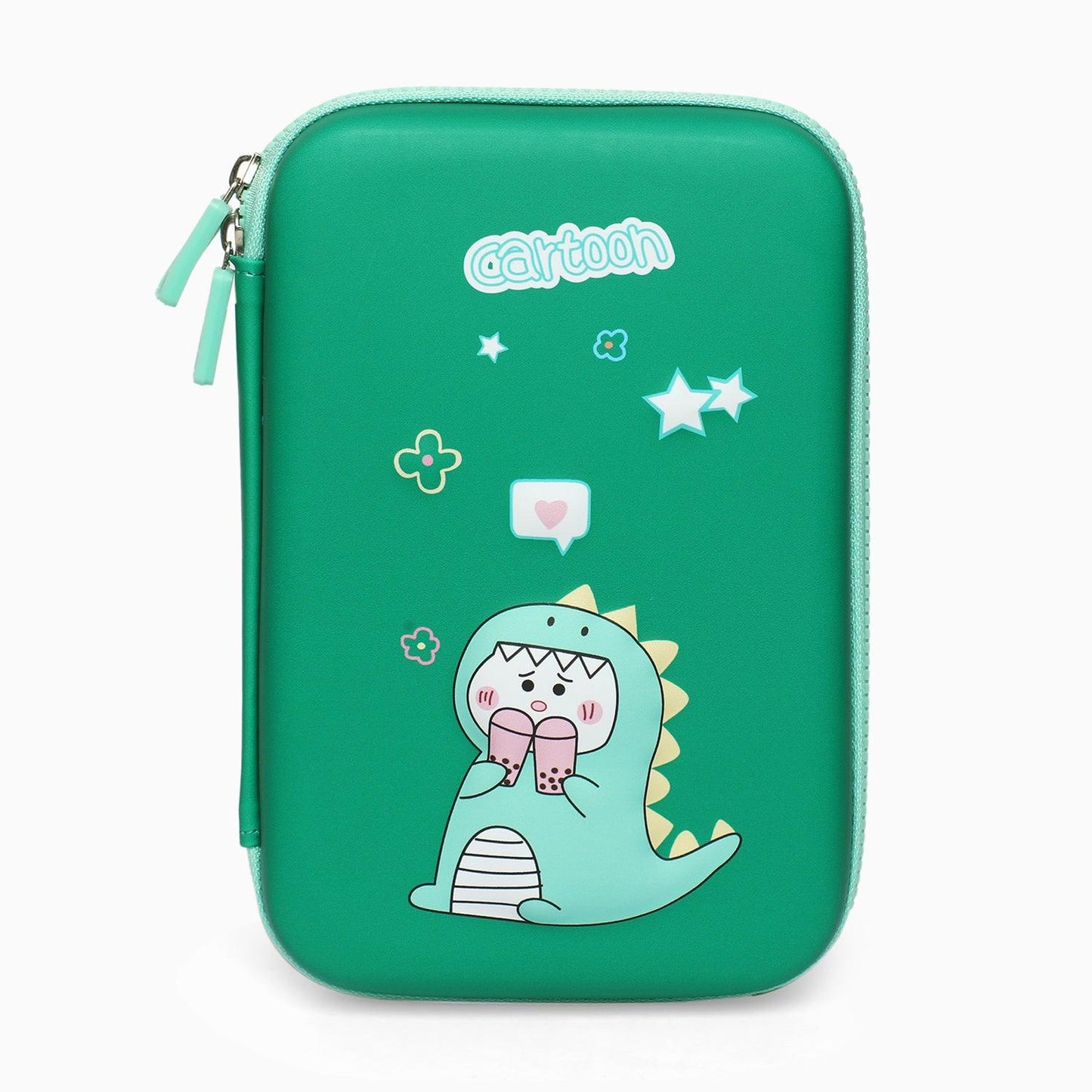 School Kids Hard Case dino Print Pencil Pouch big size - Kidspark