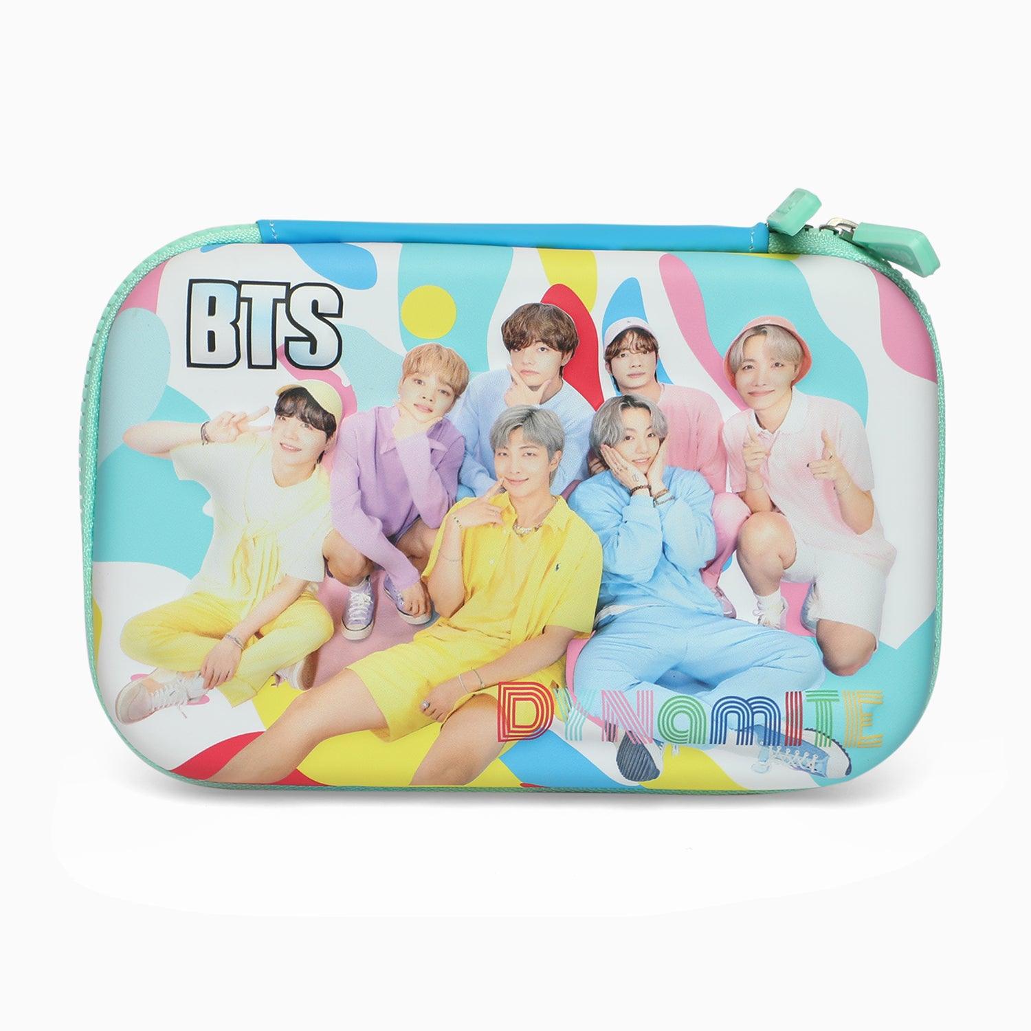 School Kids Hard Case BTS Print Pencil Pouch big size - Kidspark