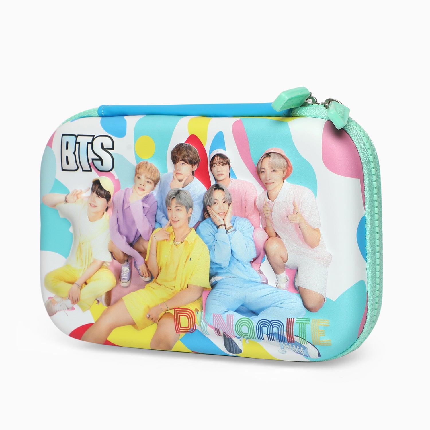 School Kids Hard Case BTS Print Pencil Pouch big size - Kidspark