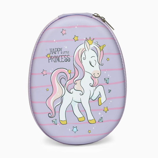 ZORSE OVAL unicorn hard pencil case with multipurpose use - Kidspark
