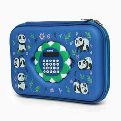 ZORSE Rectangle Shaped Hard Case calculator pencil Pouch (blue) - Kidspark