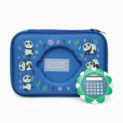 ZORSE Rectangle Shaped Hard Case calculator pencil Pouch (blue) - Kidspark
