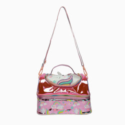 Premium Quality unicorn Multipurpose Double Decker Insulated tiffin-Bag For Kids - Kidspark