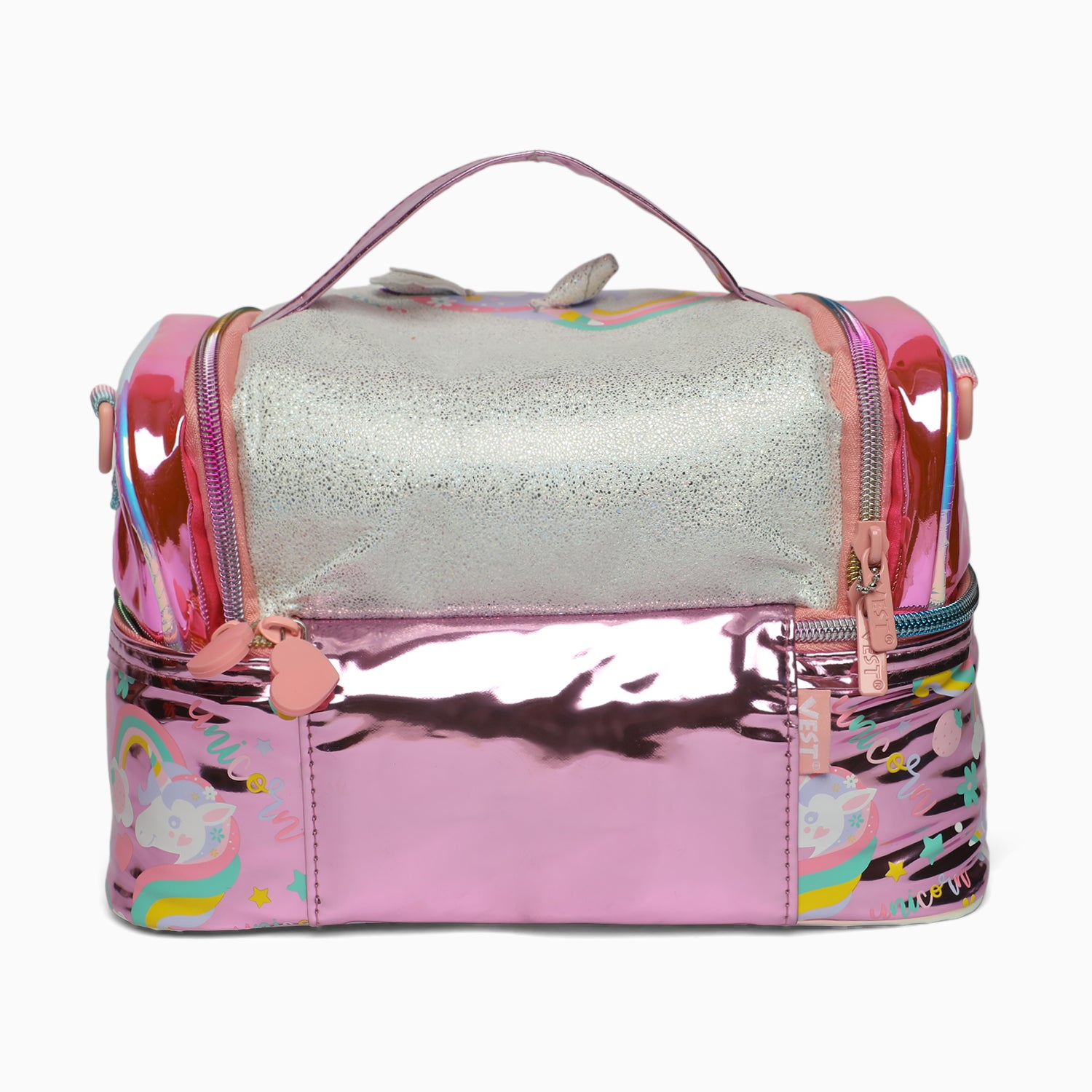 Premium Quality unicorn Multipurpose Double Decker Insulated tiffin-Bag For Kids