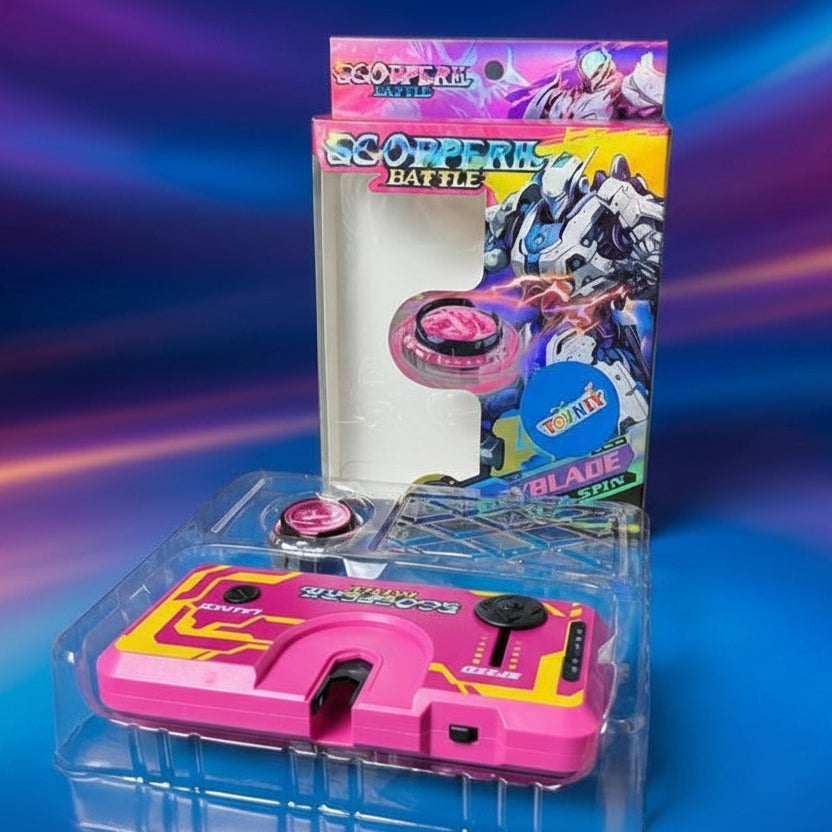 Beyblade electric battle spin launcher + metal beyblade