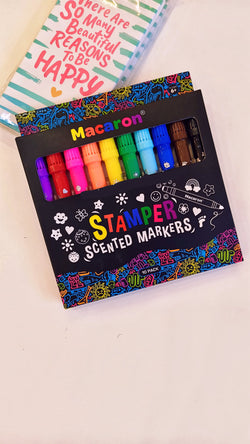 Macaron stamper scented markers - Kidspark
