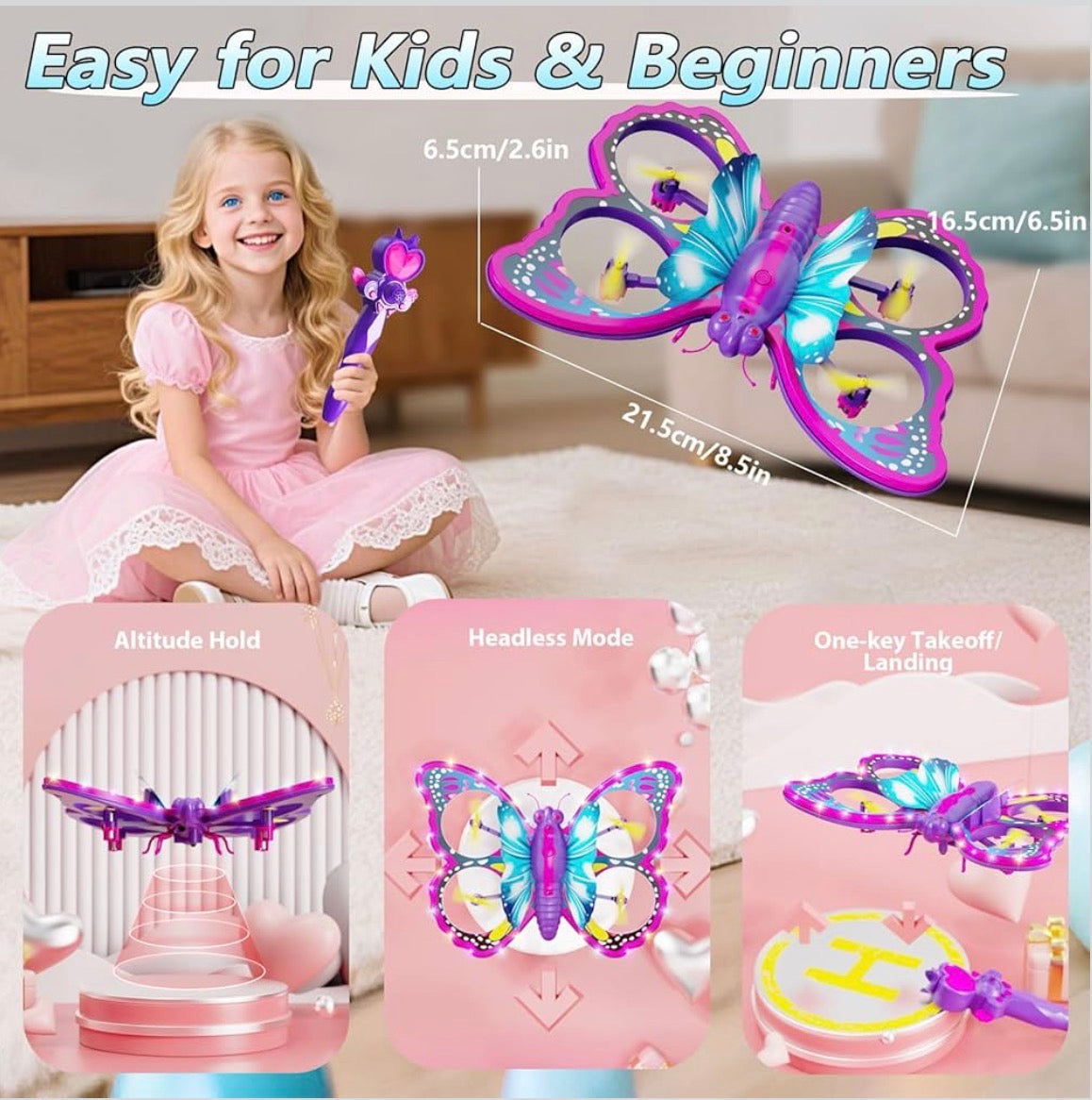 4DRC V40 Flying Remote Control butterfly Drone