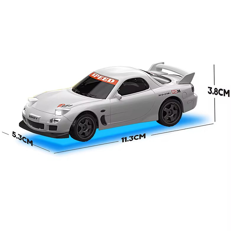 Whoosh metal RC car (RX7) |1 : 43| 4WD | Drift | 15km/H