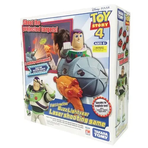 Toy Story 4 Buzz Lightyear Laser Shooting Game – Projector & Sound FX, Takara Tomy (Ages 6+)
