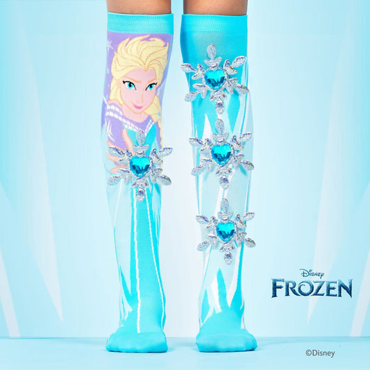 Premium quality 3D knee high frozen socks for girls