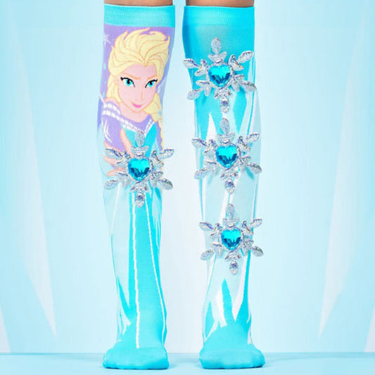 Premium quality 3D knee high frozen socks for girls