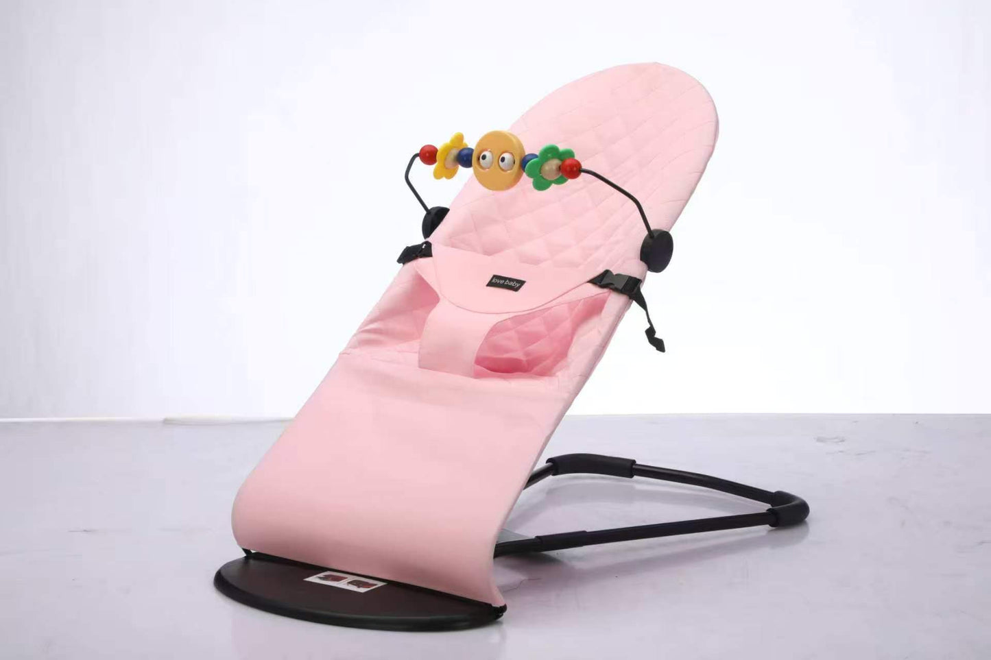 Kidspark Infant Natural Swing Bouncer | Compact | Foldable and Multi Recline Back | Removable Toybar/Fidget Bar | 0-9 months