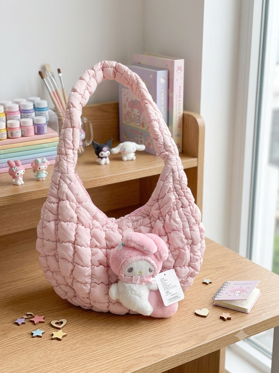 SANRIO waffle cross body sidebag