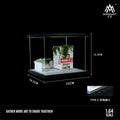 MoreArt MO960202 1:64 Street Scene Diorama with LED Lighting Display Base