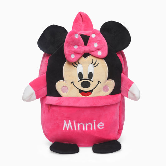 Kids School Minnie FUR cartoon bag pack (2-6 Years) big size