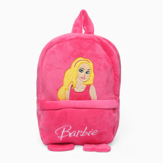 Kids School barbie FUR cartoon bagpack  (2-6 Years) big size