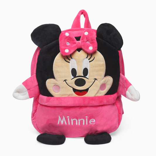 Kids School Minnie  FUR cartoon bagpack (2-6 Years) big size