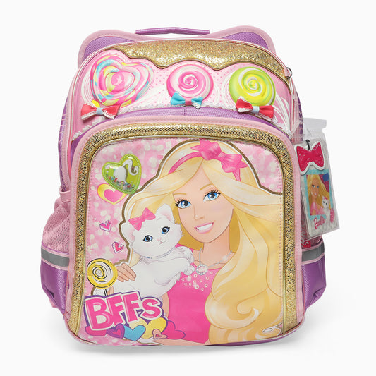 Premium Quality Barbie Princess Bag For School Student (purple)