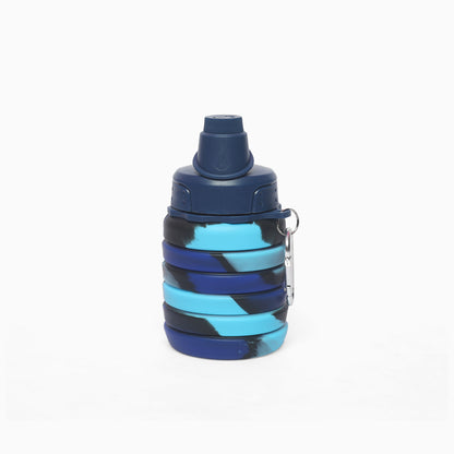 Silicone Expandable and Foldable Water Bottle - 500ml (blue) - Kidspark