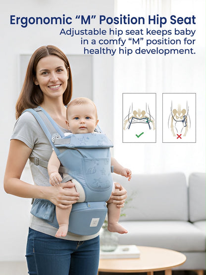 Kidspark loveme baby carrier | super adjustable | premium materials | cradle position