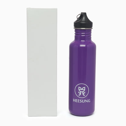 Stainless Steel Bottle Drinking Bottle Flask Tumbler Water Bottle Leak Proof Bottle- 800 (Dark purple) - Kidspark