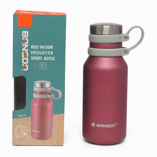 Superior 316 Stainless Steel Vacuum Insulated Thermal Flask Insulated Water Bottle 500ml (Red) - Kidspark