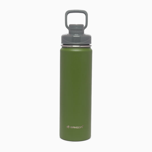 thermos vacuum insulated 316 stainless steel sports bottle 660ml forest green - Kidspark