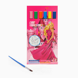 paint book with printed pages & inbuilt color -random girl print-for your painting solutions - Kidspark