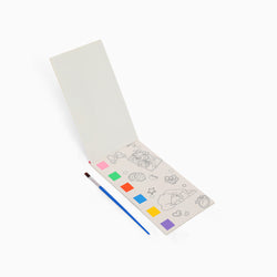 paint book with printed pages & inbuilt color -random girl print-for your painting solutions - Kidspark