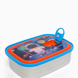Space Stainless-Steel 2 compartment Lunch Box for Kids - Kidspark
