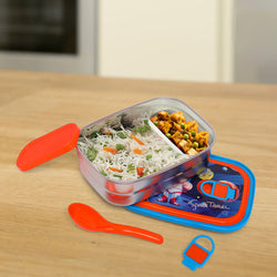 Space Stainless-Steel 2 compartment Lunch Box for Kids - Kidspark