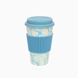 Eco-friendly Bamboo fibre Travel Coffee Mug for the best of journeys (blue) - Kidspark