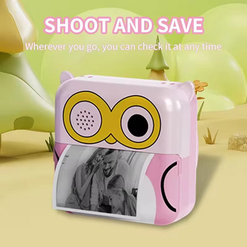 Owl cam! | print cam | 1080P | 2.0 inch screen | games