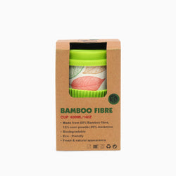 Eco-friendly Bamboo fiber Travel Coffee Mug (Green) - Kidspark