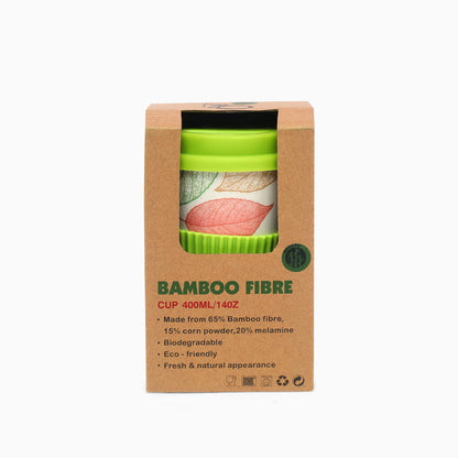 Eco-friendly Bamboo fiber Travel Coffee Mug (Green) - Kidspark