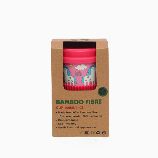 Eco-friendly Bamboo fiber Travel Coffee Mug (unicorn)