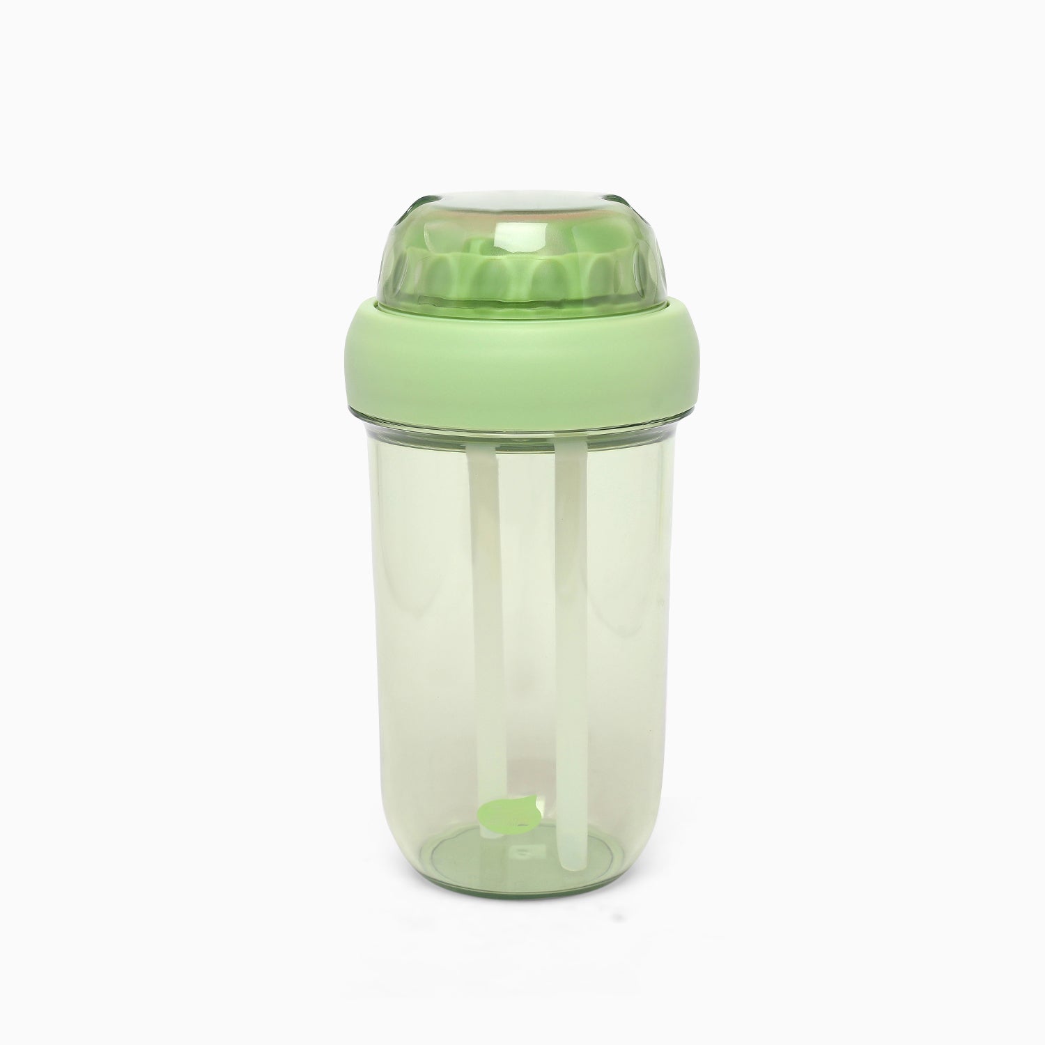 Dual sipper with strap slide to open bottle 560 mL (forest green) - Kidspark