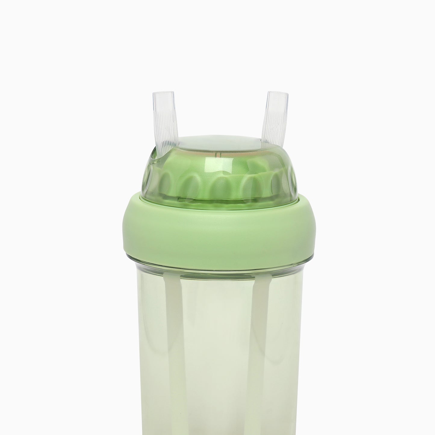 Dual sipper with strap slide to open bottle 560 mL (forest green) - Kidspark