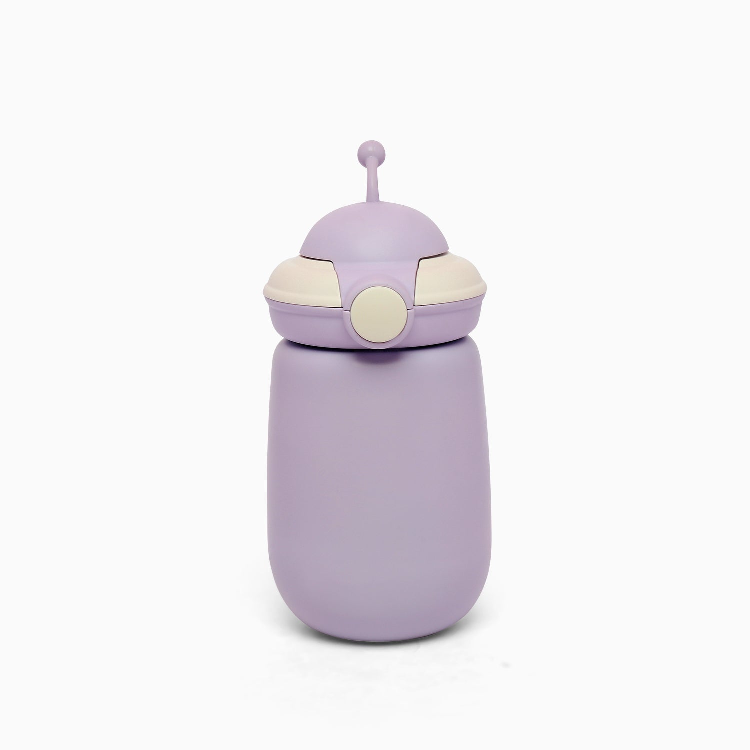 Space themed vacuum insulated flask sipper bottle with straps and bpa free (purple) - Kidspark