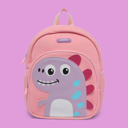ZORSE dino kids backpack for school kids soft,comfortable and premium in quality (pink) - Kidspark