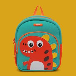 ZORSE dino kids backpack for school kids soft,comfortable and premium in quality (turquoise) - Kidspark