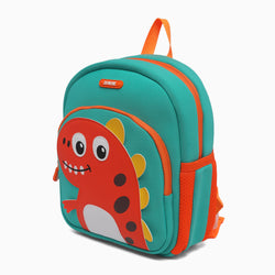 ZORSE dino kids backpack for school kids soft,comfortable and premium in quality (turquoise) - Kidspark