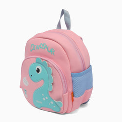ZORSE 3D dinosaur backpack for kindergarten kids soft,comfortable and premium in quality (light pink) - Kidspark