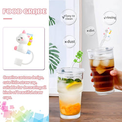 3D Straw Toppers - Stanley | Stylist | Silicone - Kidspark