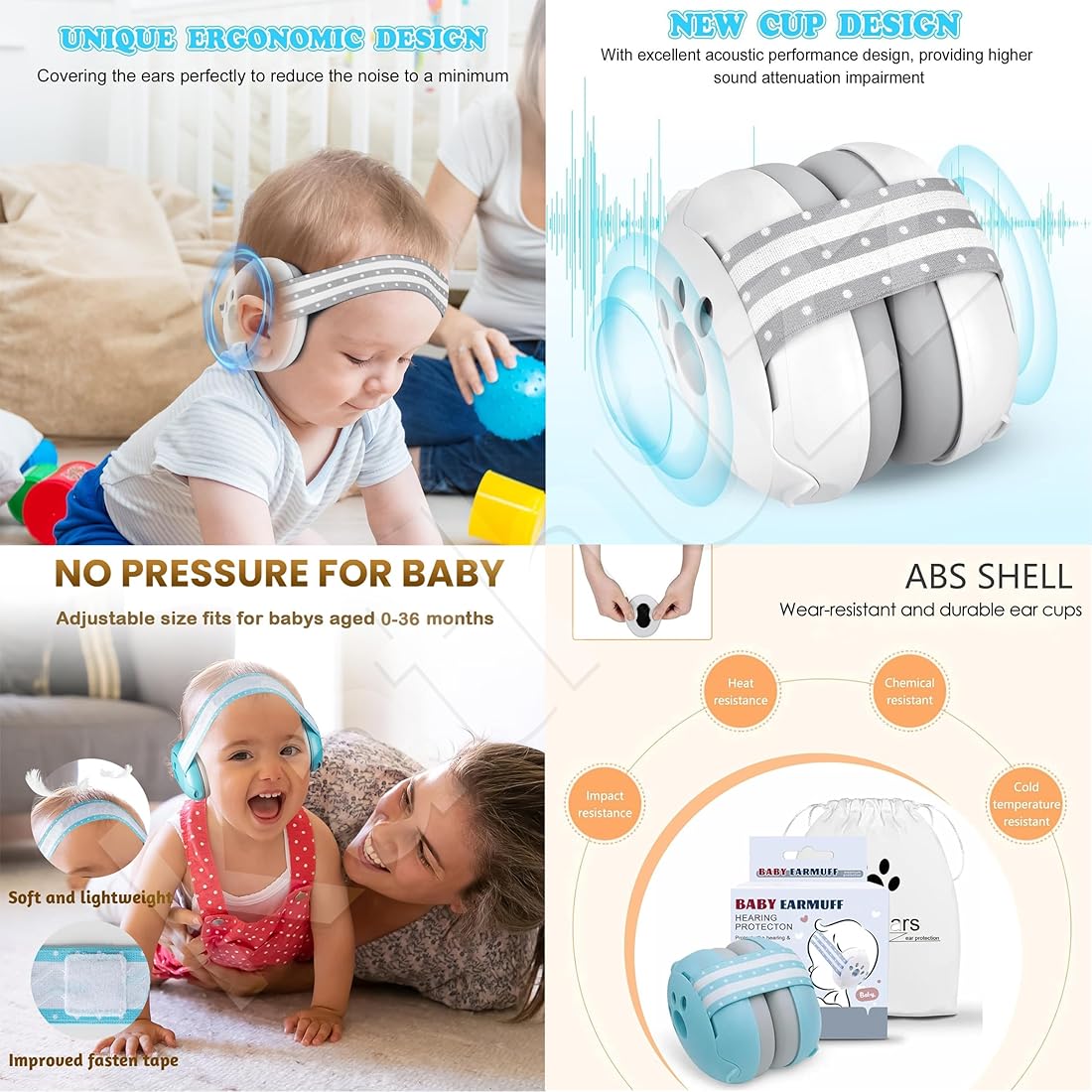 Baby Earmuff | Hearing Protection | flights & sleep made easy