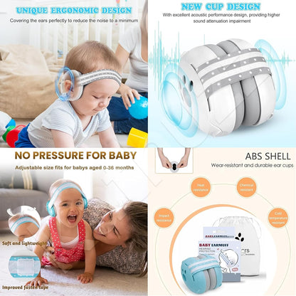 Baby Earmuff | Hearing Protection | flights/weddings & sleep made easy