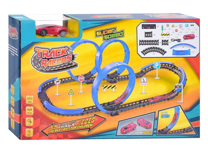 Track racers deluxe racing car set