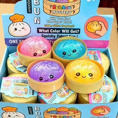 Mystery dumpling squishy toy